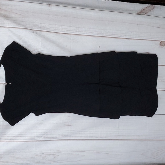 Calvin Klein Black Layered Dress Size 2 Workplace/Business - Picture 6 of 7